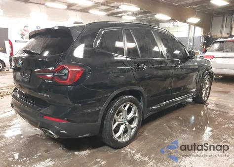 2024 BMW X3 xDrive30I из США, поврежденный, VIN 5UX53DP00R9W38590